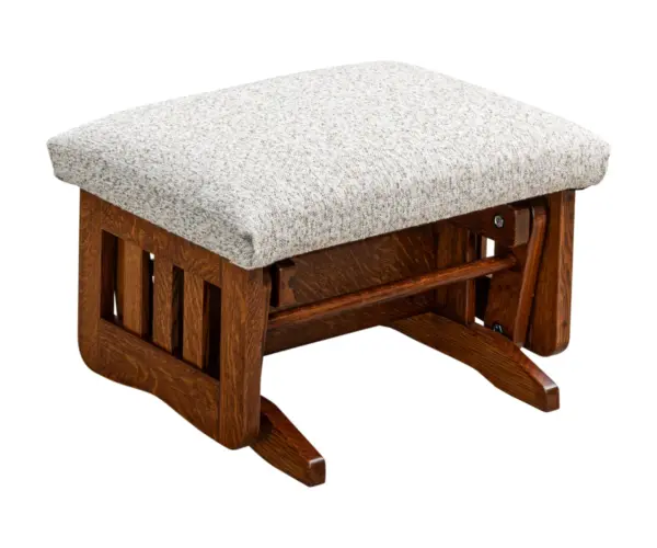 Classic Mission Glider Ottoman