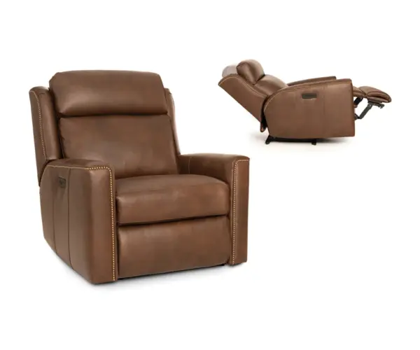 M101 Leather Motorized Reclining Chair with Headrest