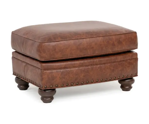 512 Leather Ottoman