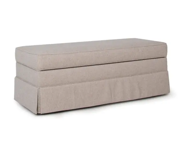 901 Storage Ottoman with Skirt