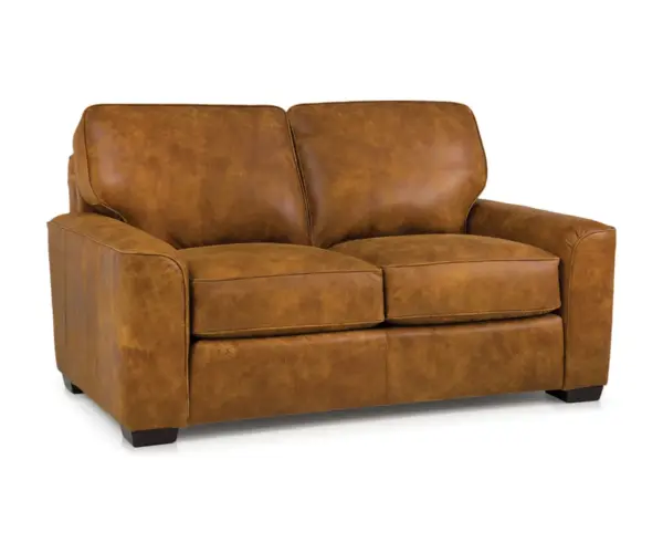 8141 Leather Loveseat